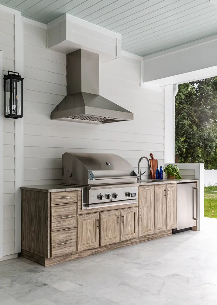 Julington Creek Coastal Estate Outdoor Kitchen