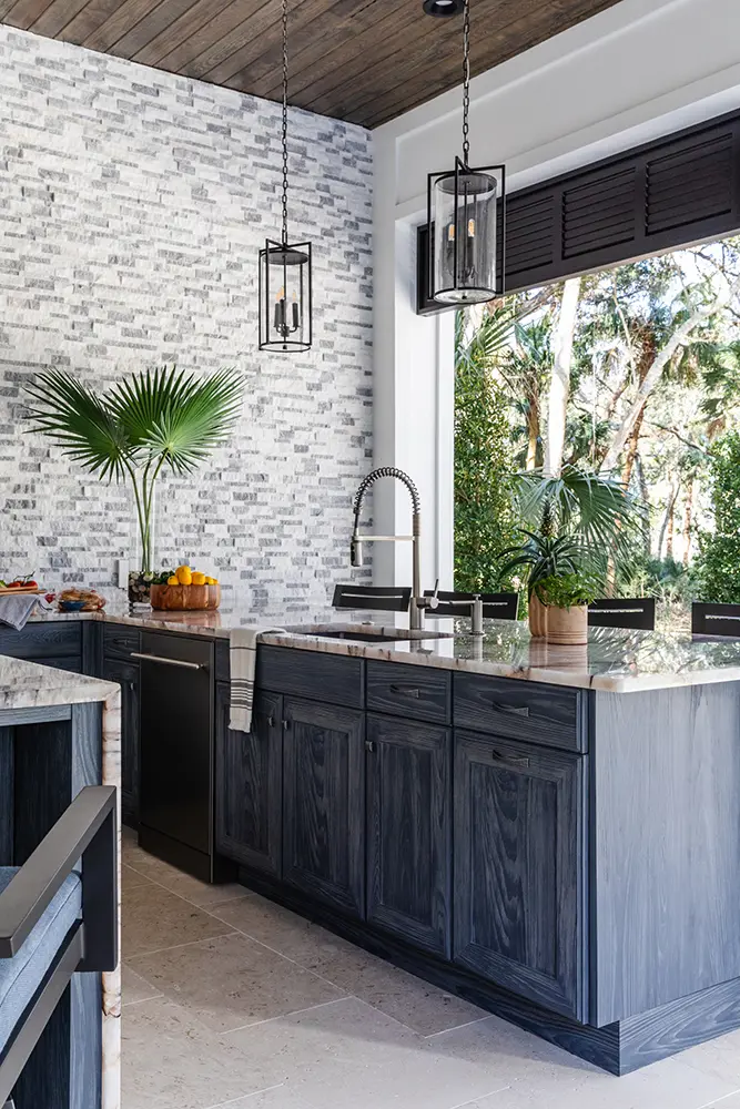 River Landing Intracoastal Contemporary Outdoor Kitchen Sink