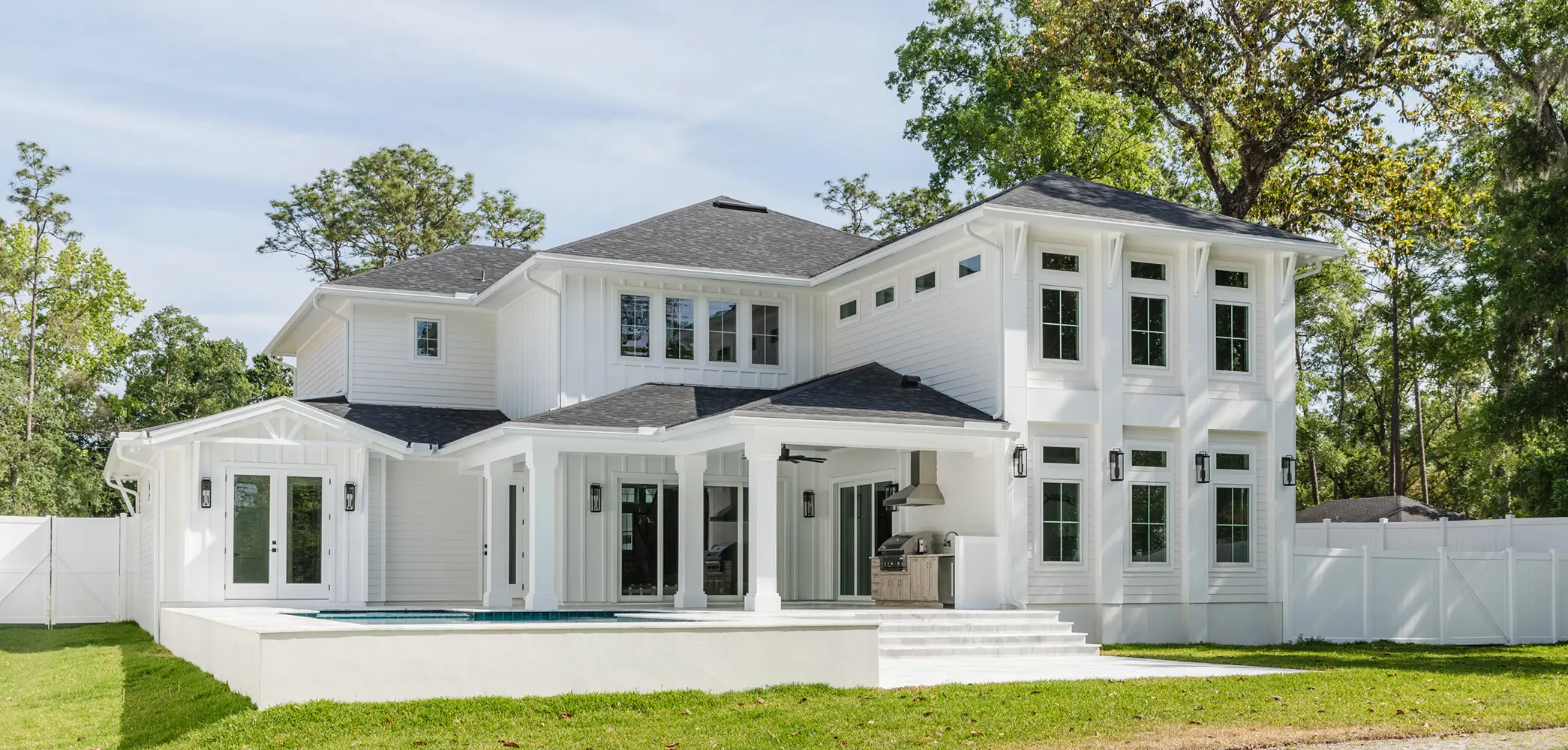 Julington Creek Coastal Estate Exterior Rear