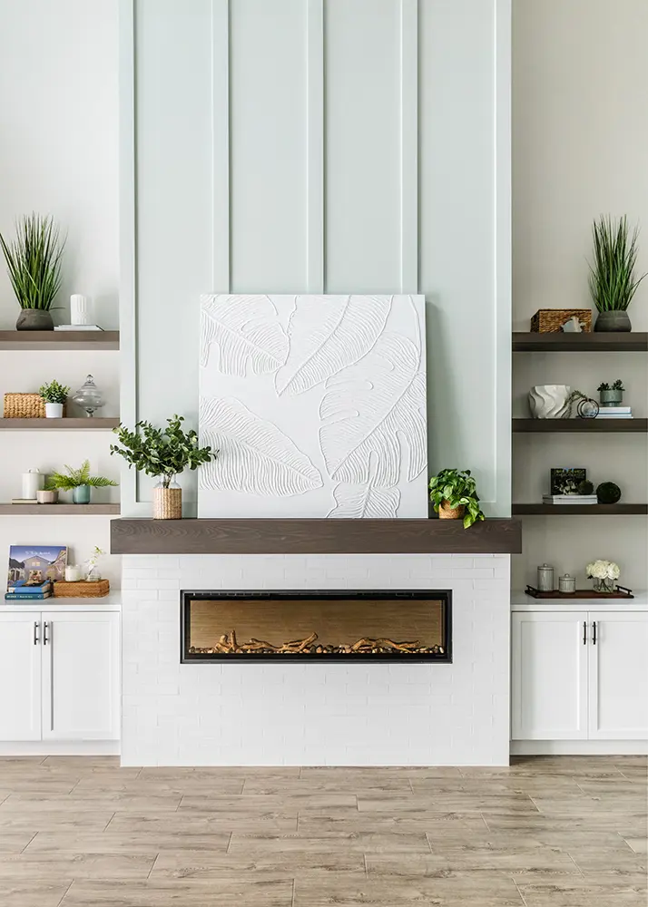 Julington Creek Coastal Estate Fireplace